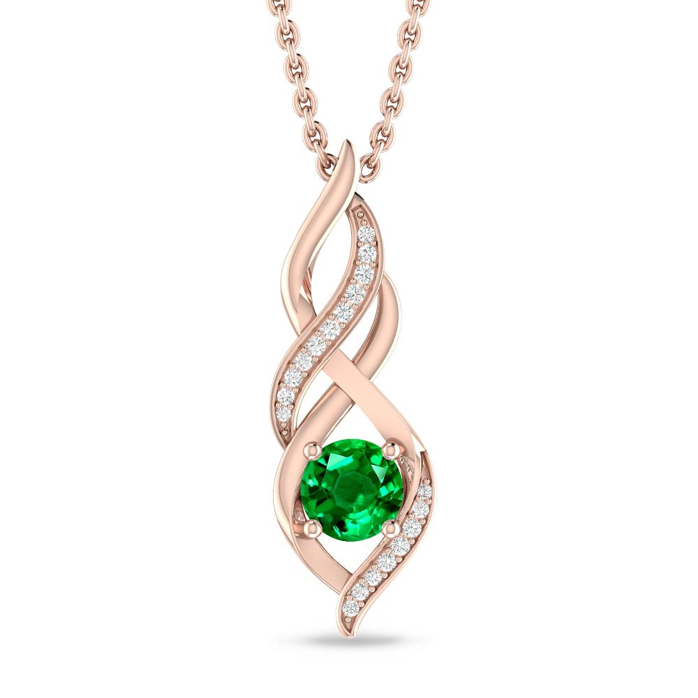 Rose Gold - Emerald