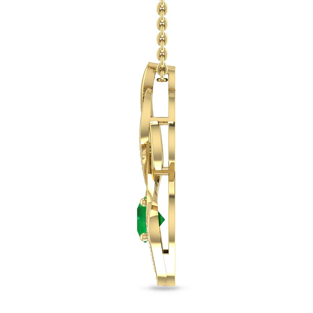 Yellow Gold - Emerald