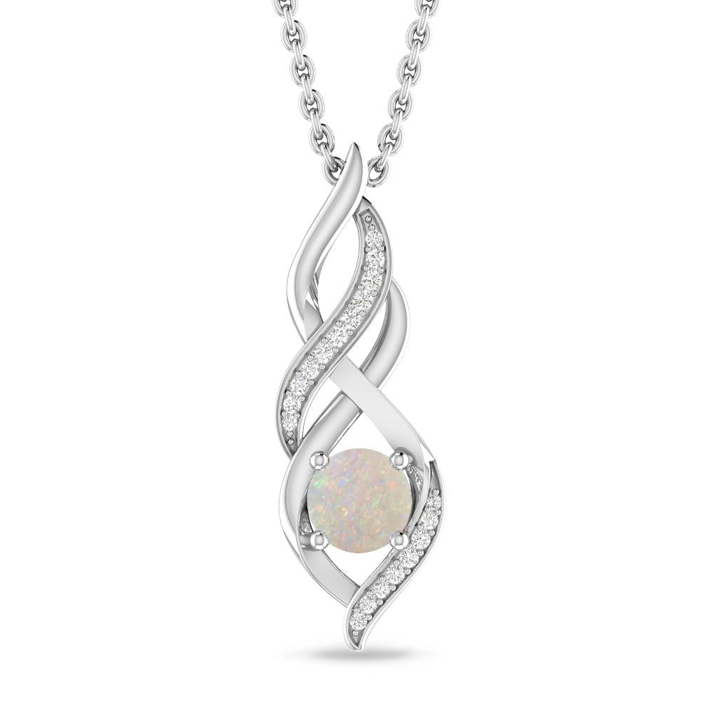 White Gold - Opal