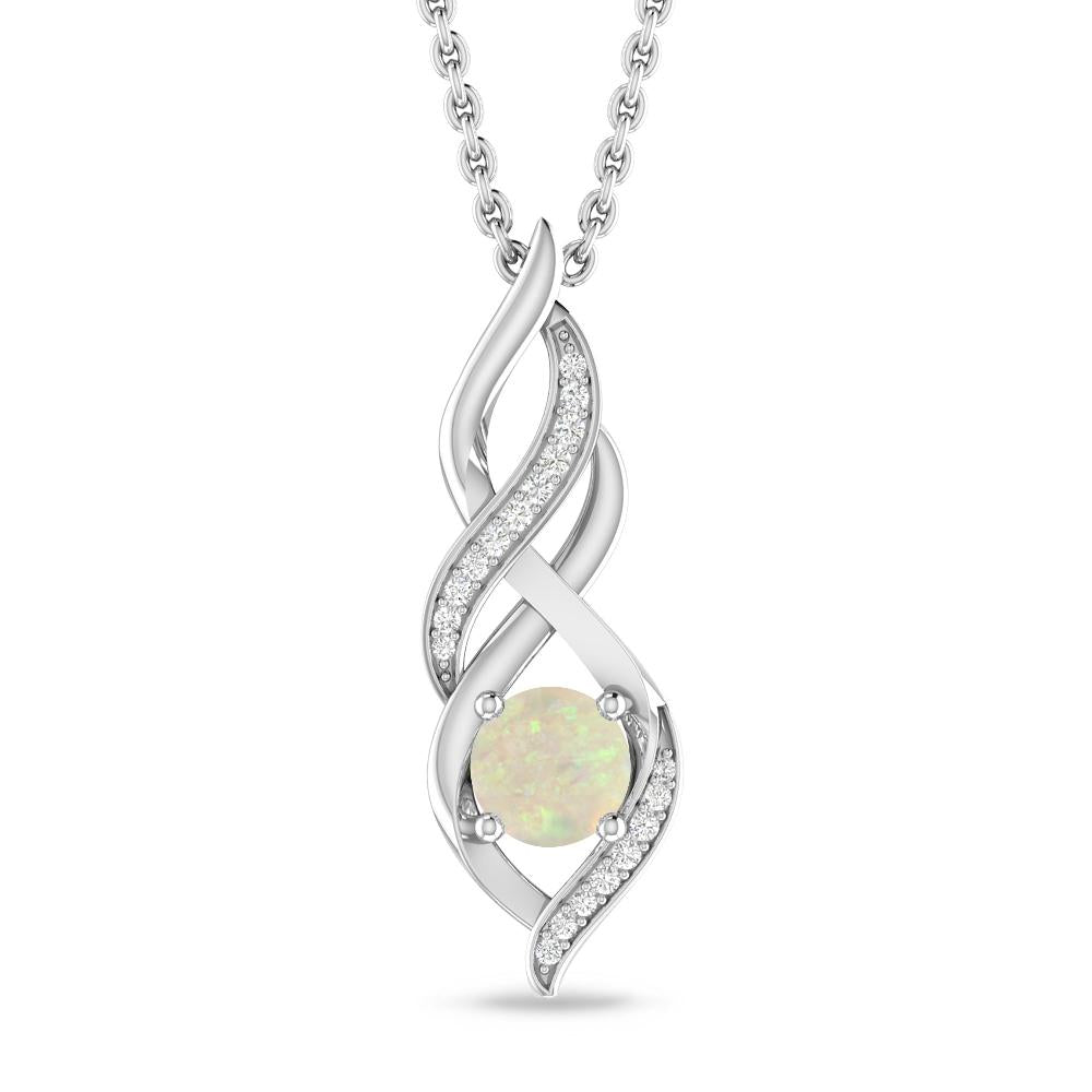 White Gold - Opal