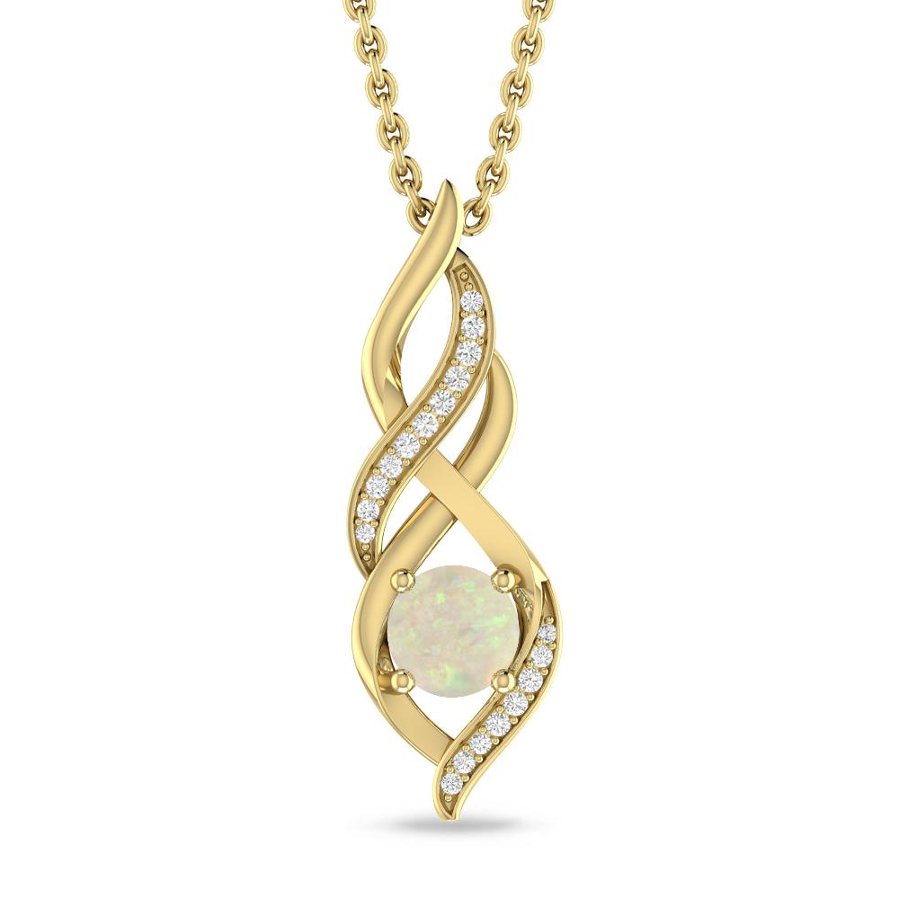 Yellow Gold - Opal