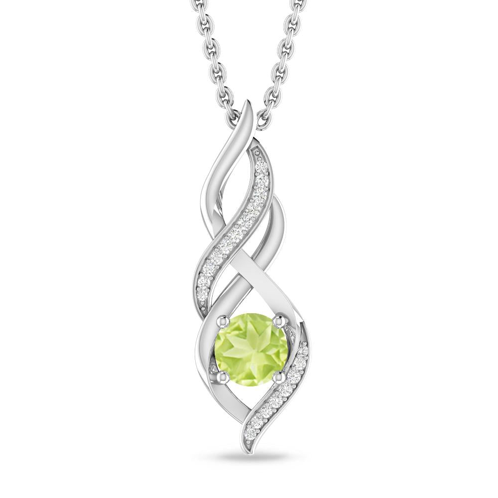 White Gold - Peridot