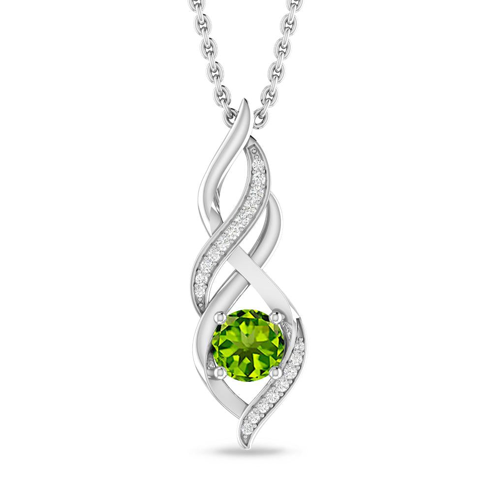 White Gold - Peridot