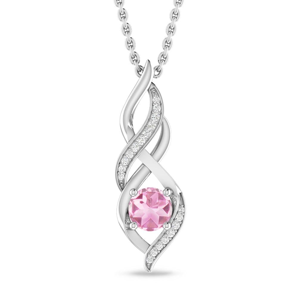 White Gold - Pink Tourmaline