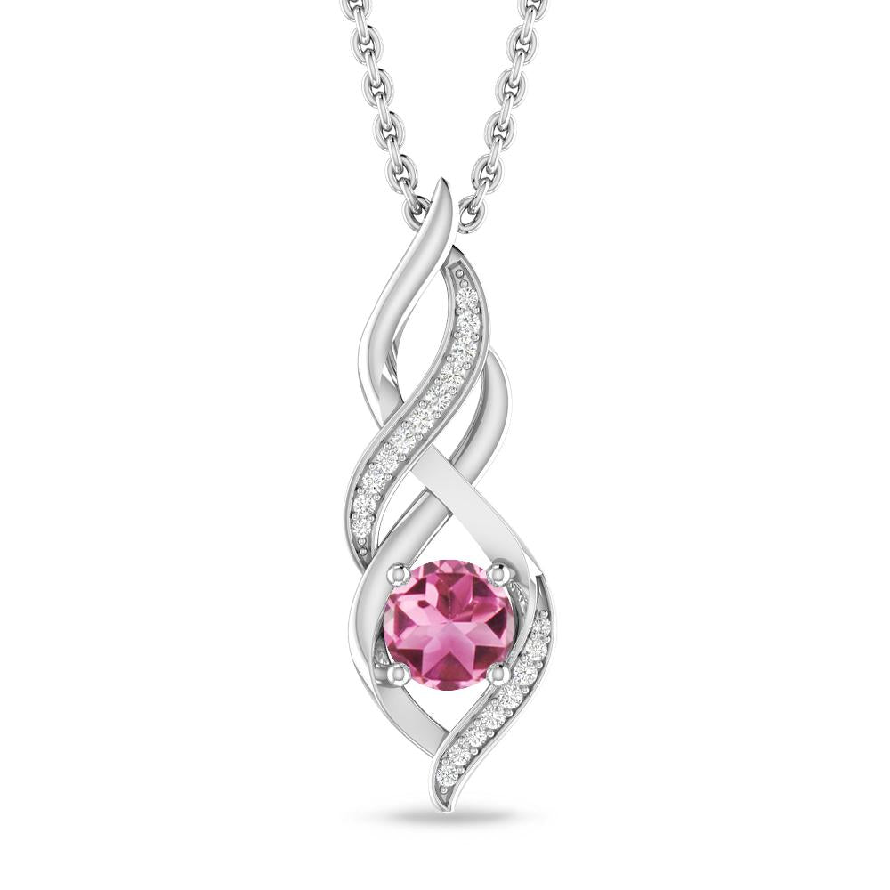 White Gold - Pink Tourmaline