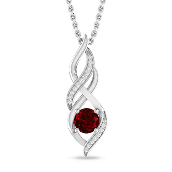 White Gold - Ruby