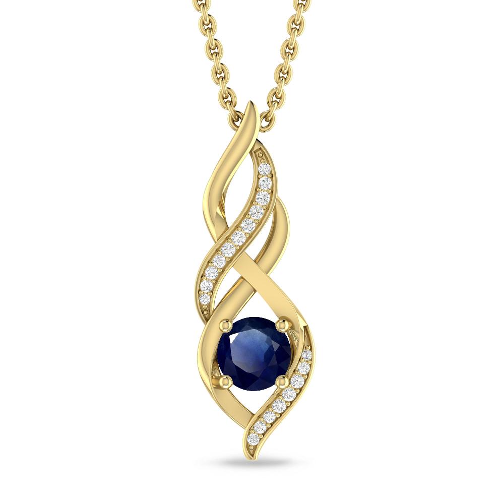 Yellow Gold - Sapphire