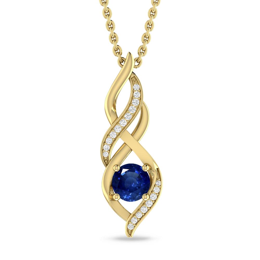 Yellow Gold - Sapphire