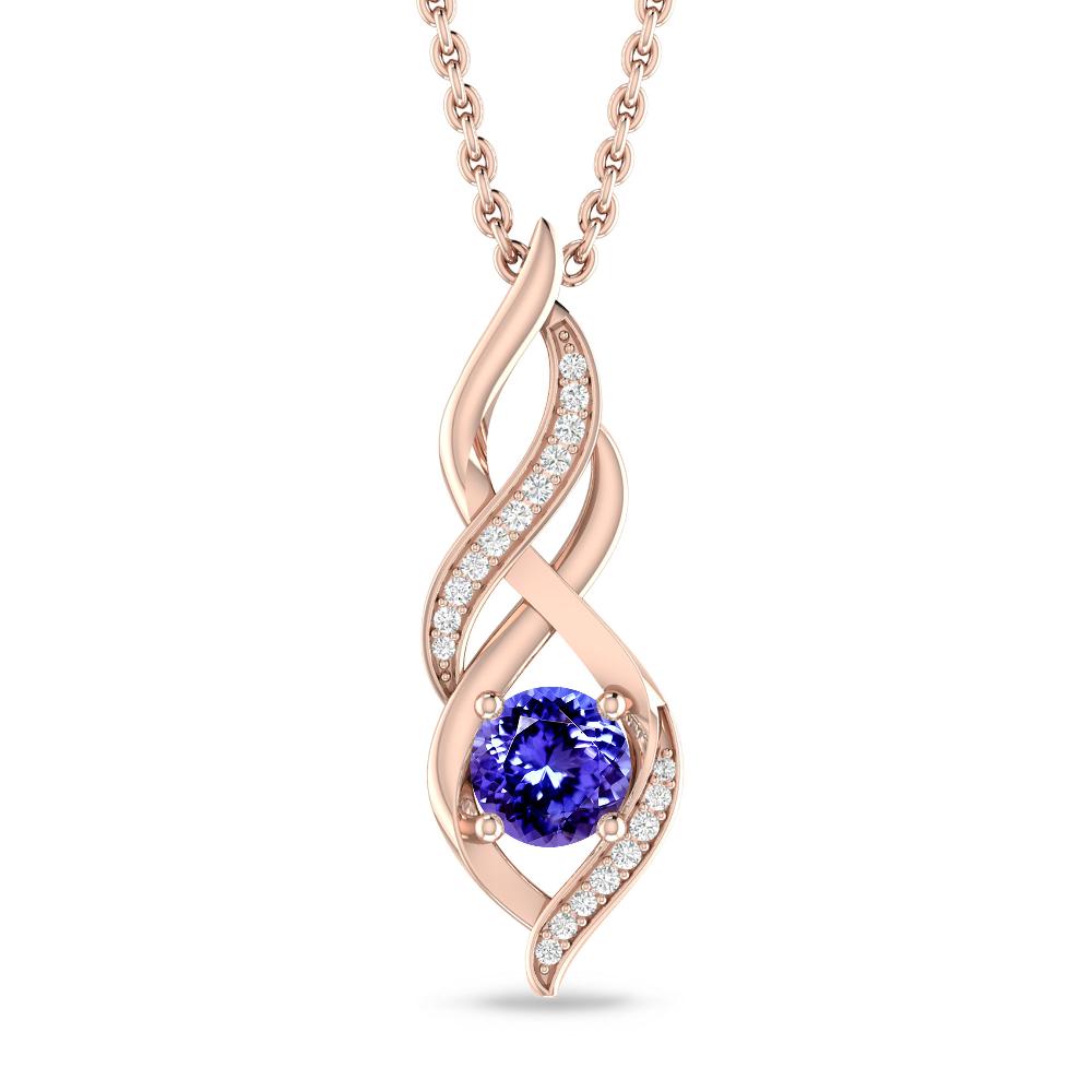 Rose Gold - Tanzanite