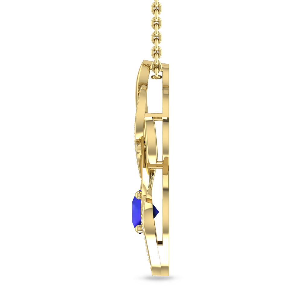 Yellow Gold - Tanzanite