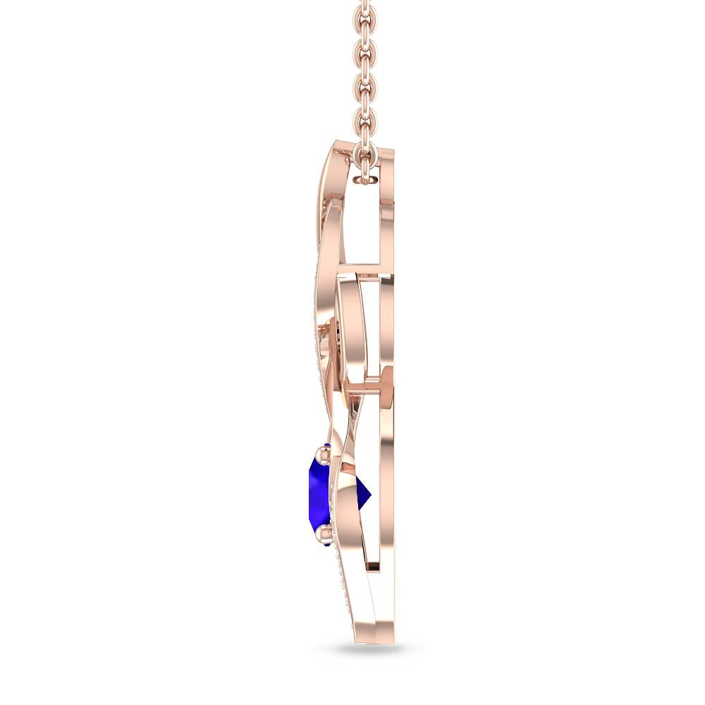 Rose Gold - Tanzanite