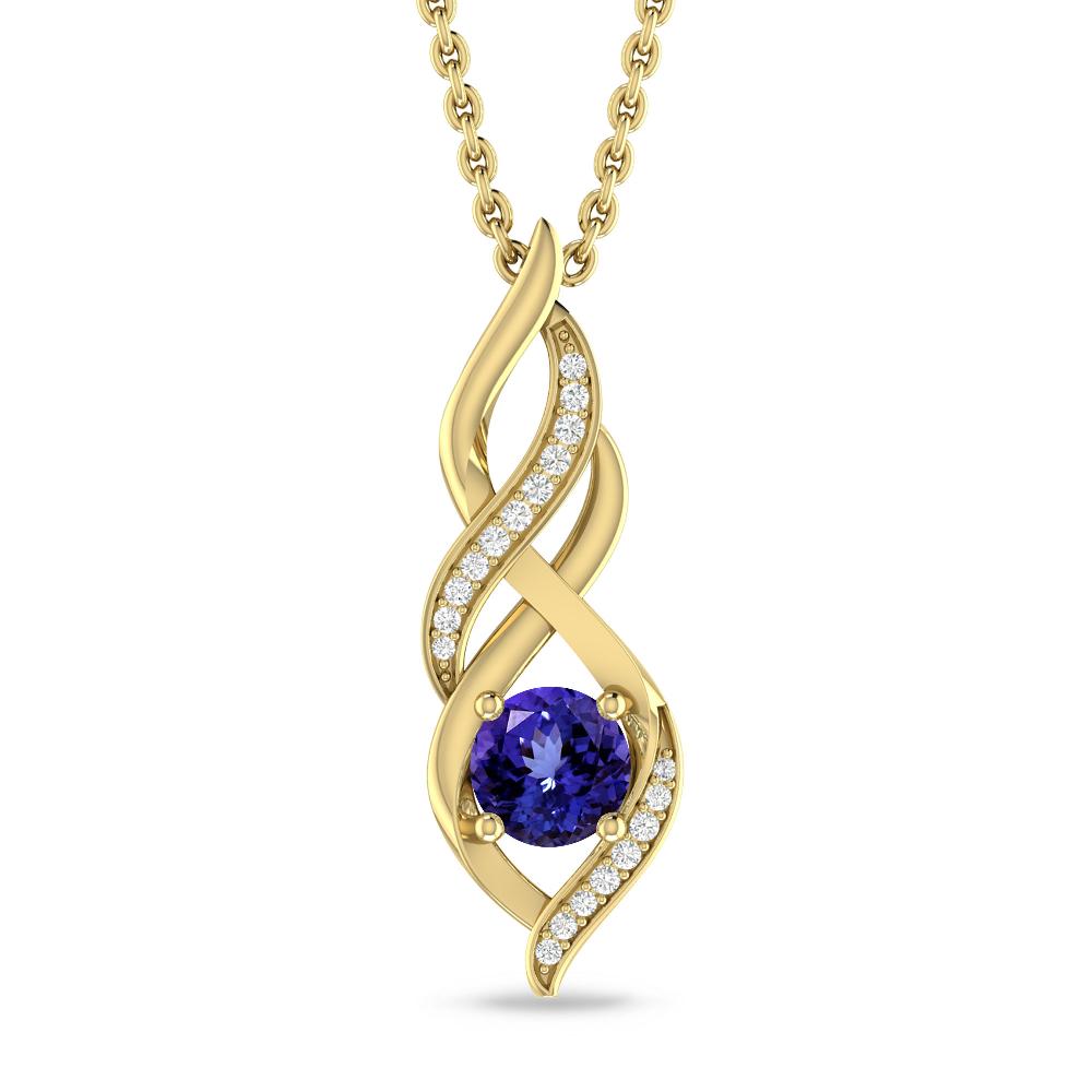 Yellow Gold - Tanzanite