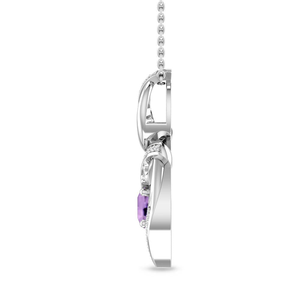 White Gold - Amethyst