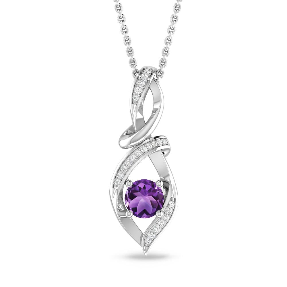 White Gold - Amethyst