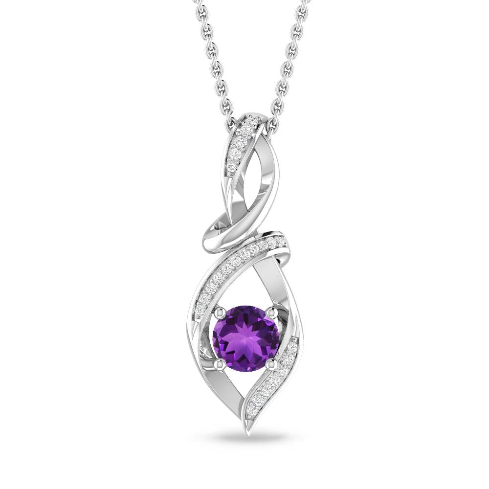 White Gold - Amethyst