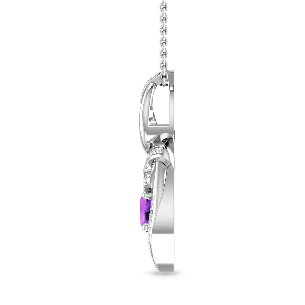 White Gold - Amethyst