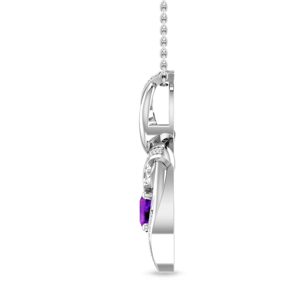 White Gold - Amethyst