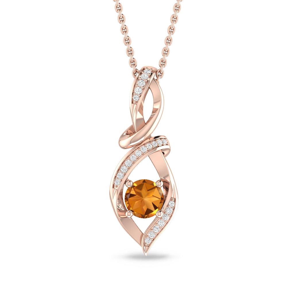 Rose Gold - Citrine