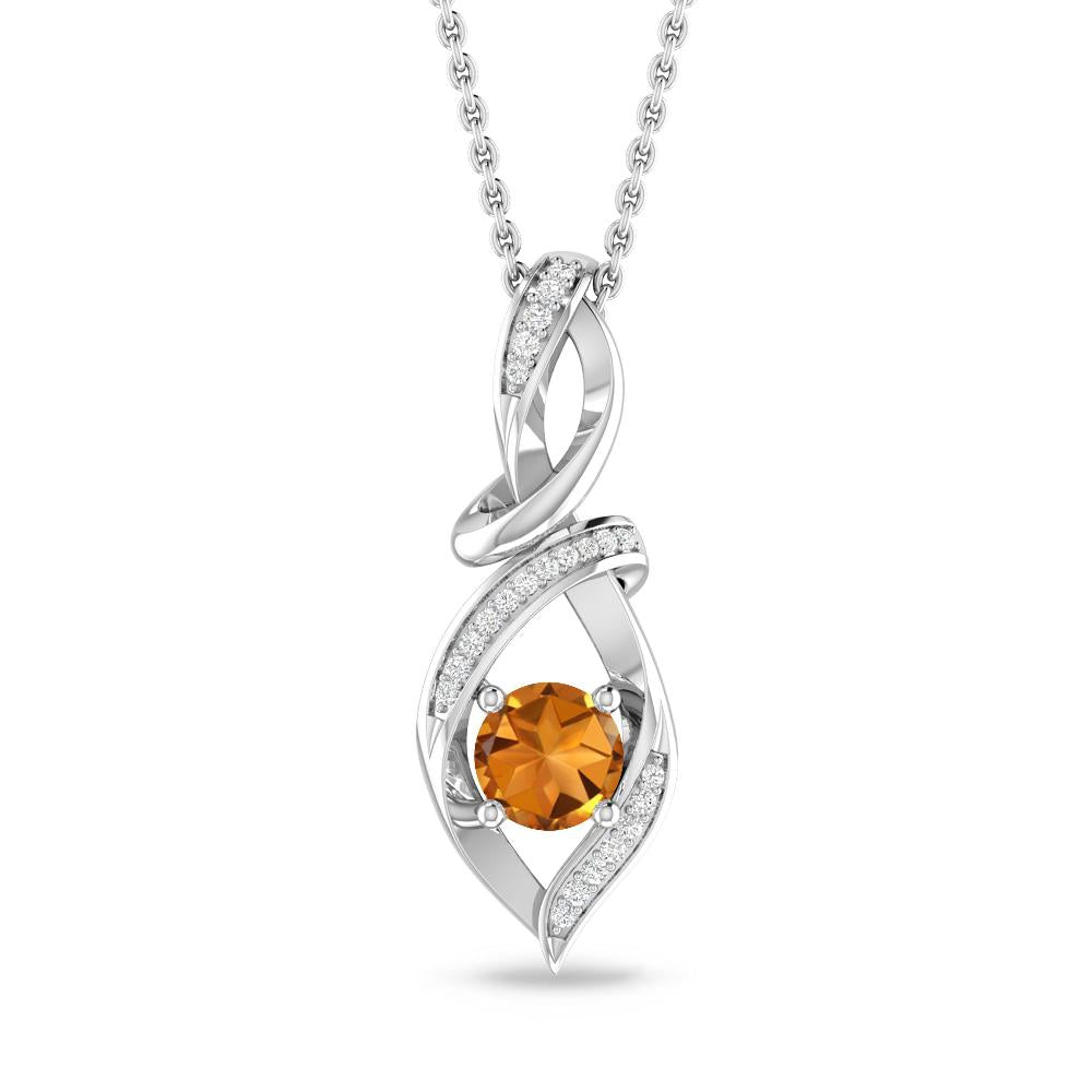 White Gold - Citrine