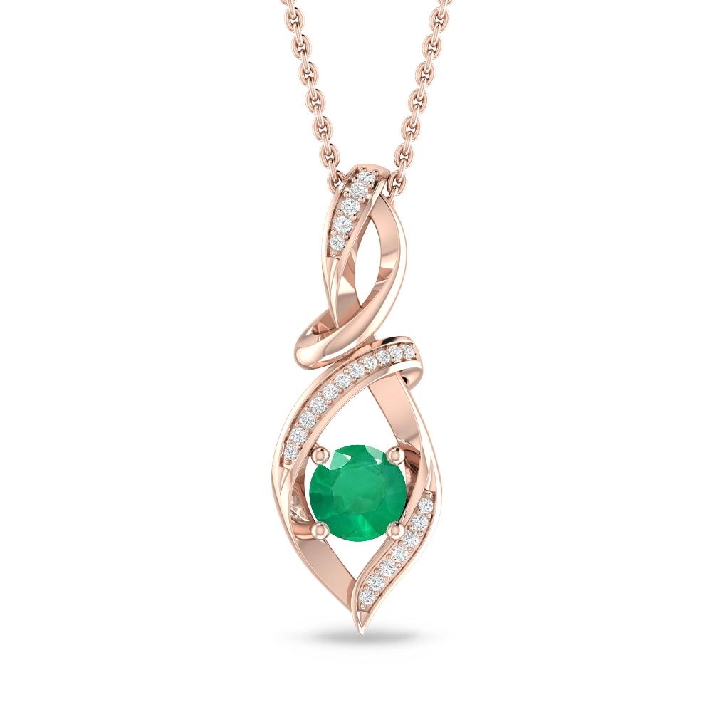 Rose Gold - Emerald