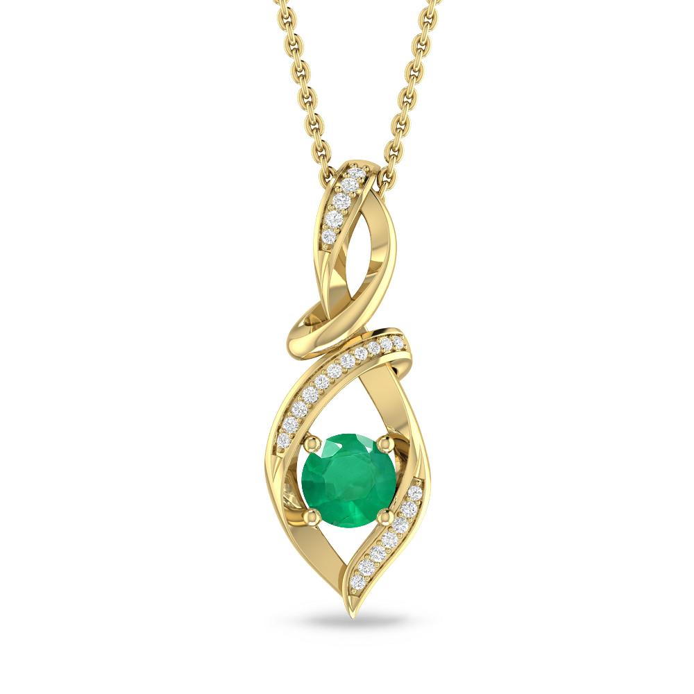 Yellow Gold - Emerald