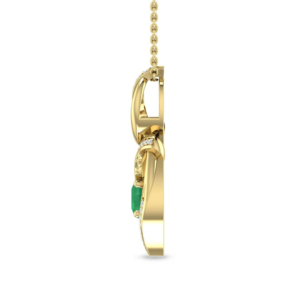 Yellow Gold - Emerald