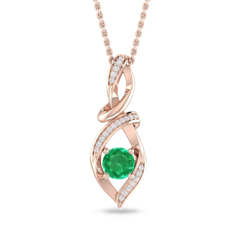 Rose Gold - Emerald