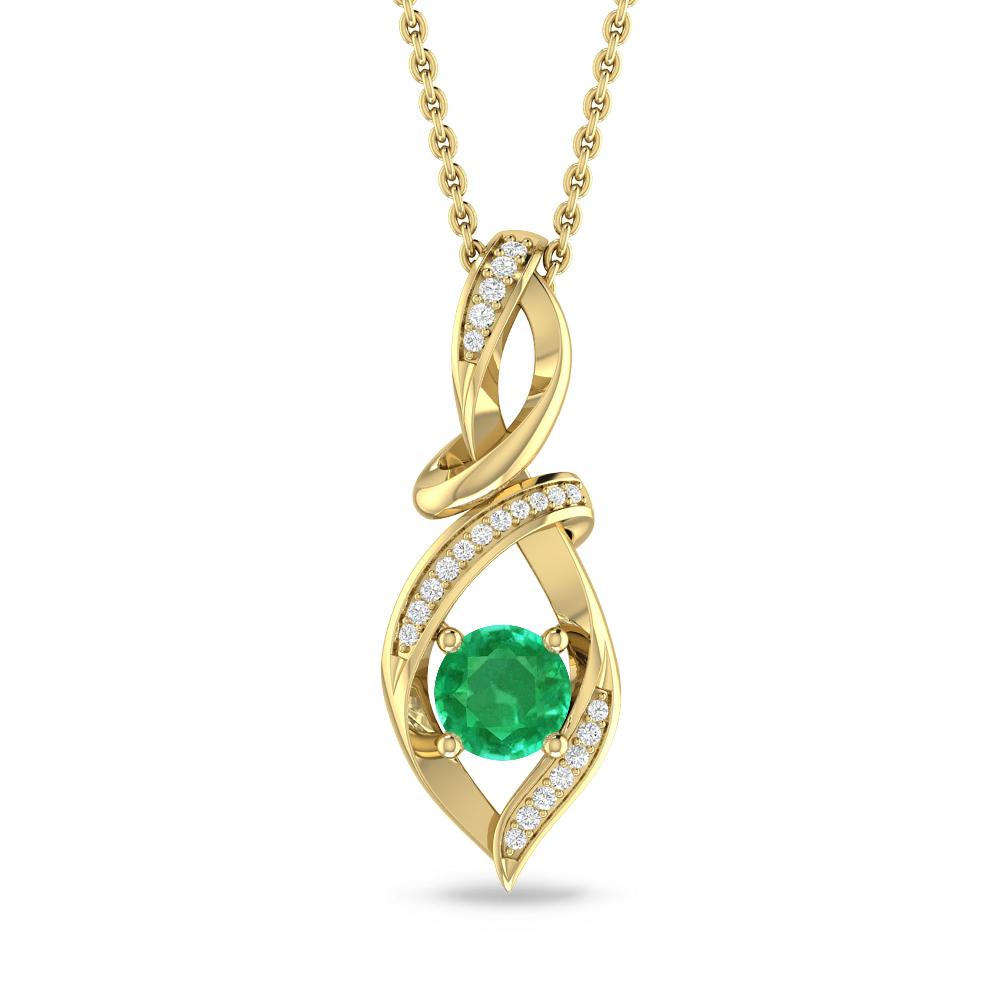 Yellow Gold - Emerald