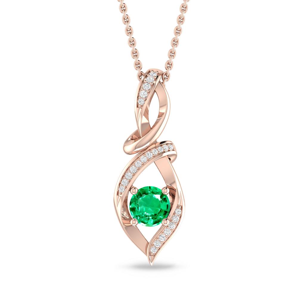 Rose Gold - Emerald