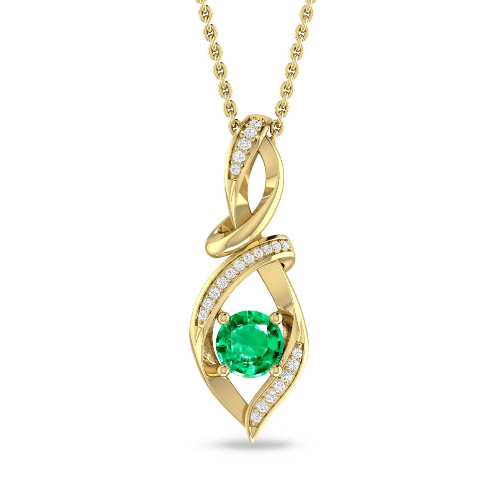 Yellow Gold - Emerald