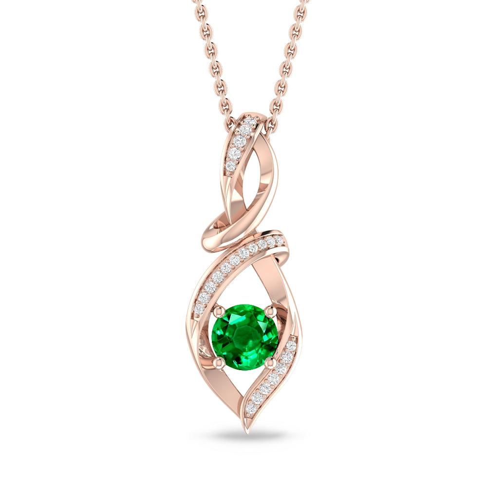 Rose Gold - Emerald