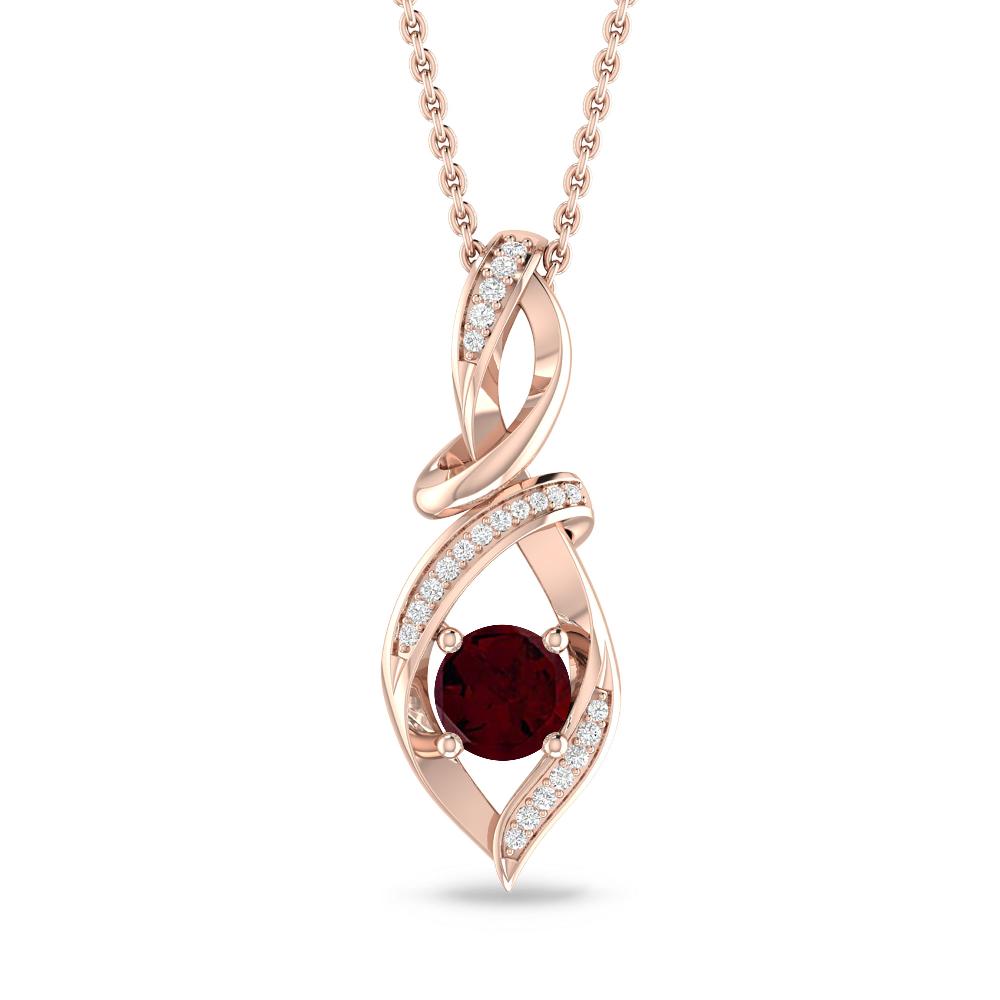 Rose Gold - Garnet