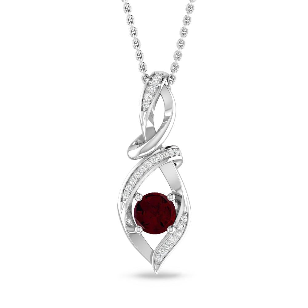 White Gold - Garnet