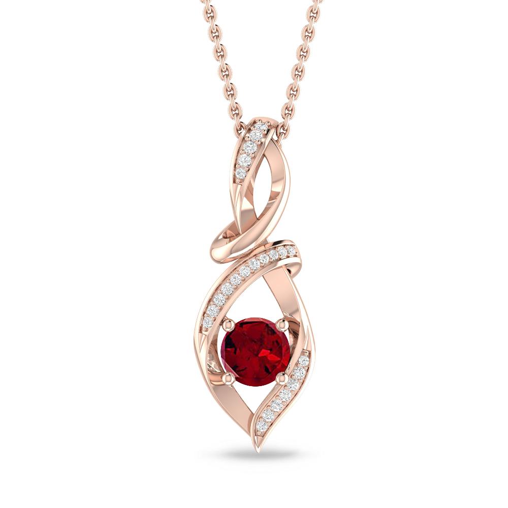 Rose Gold - Garnet