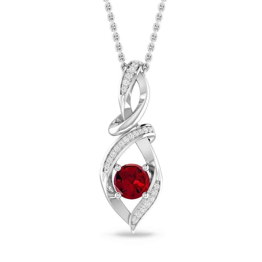 White Gold - Garnet