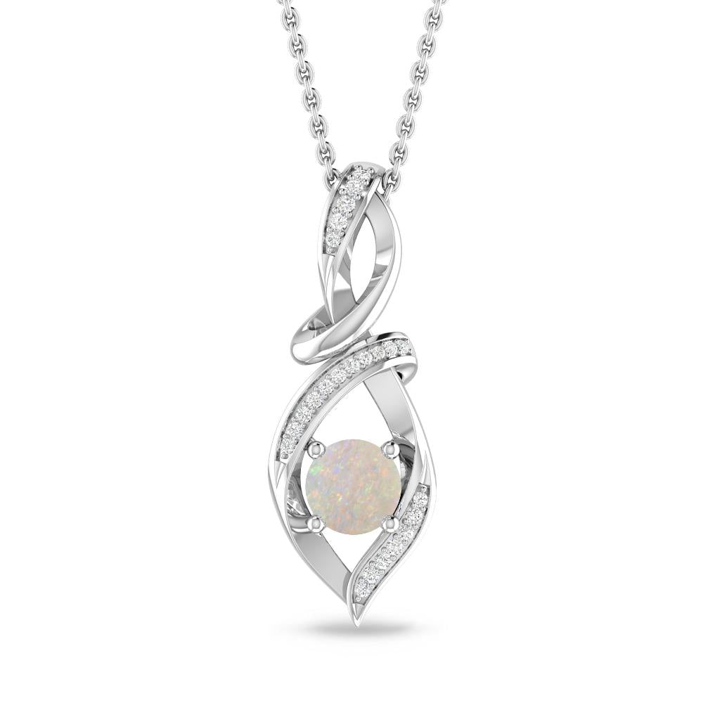 White Gold - Opal