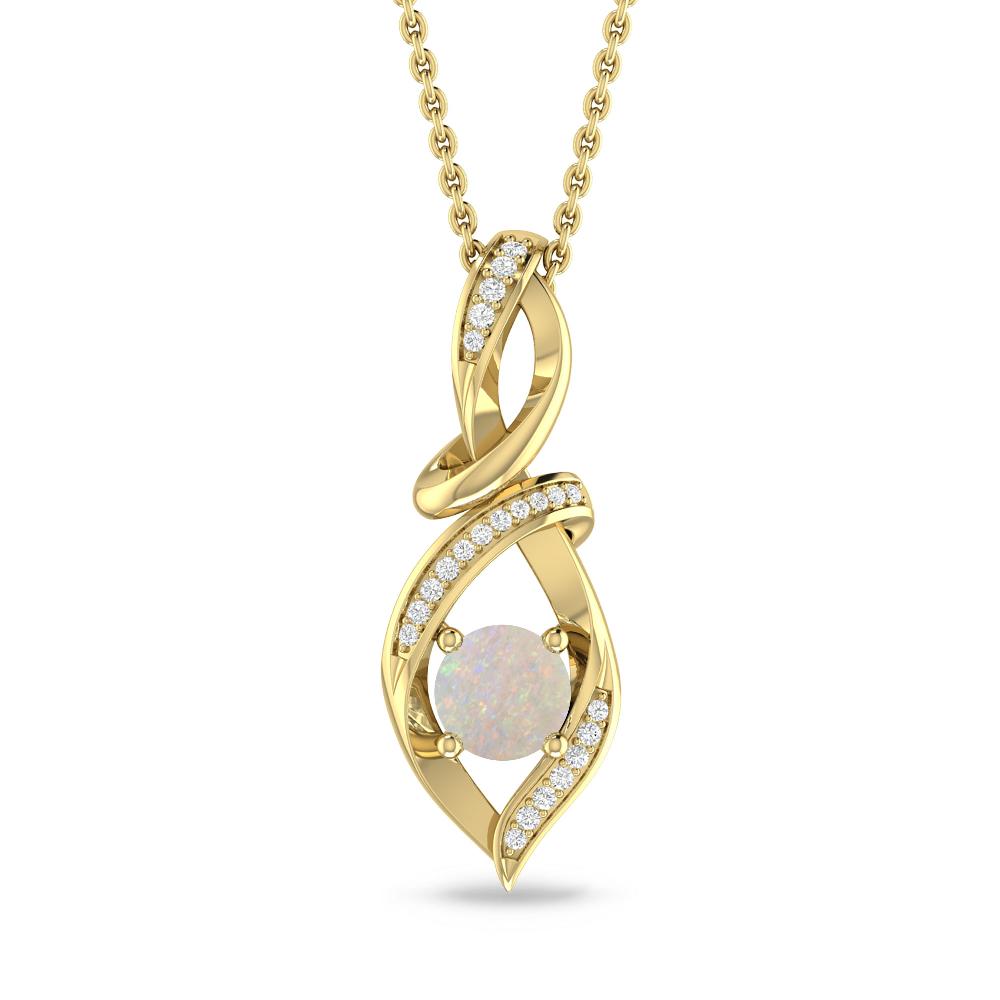 Yellow Gold - Opal