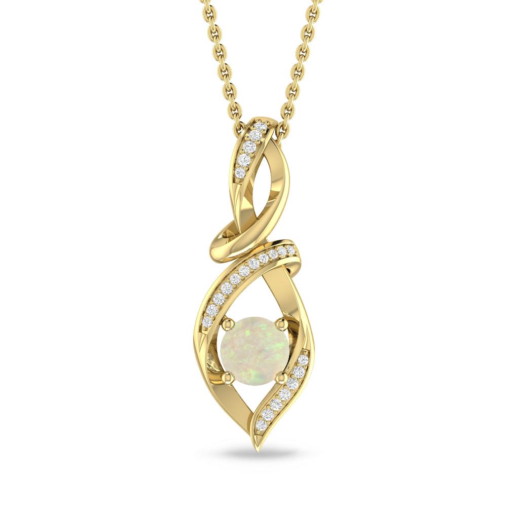 Yellow Gold - Opal