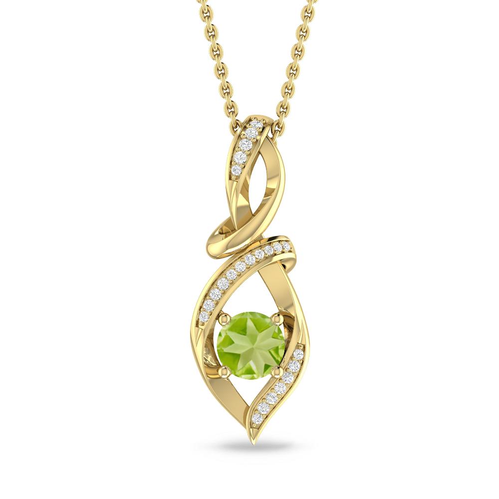 Yellow Gold - Peridot