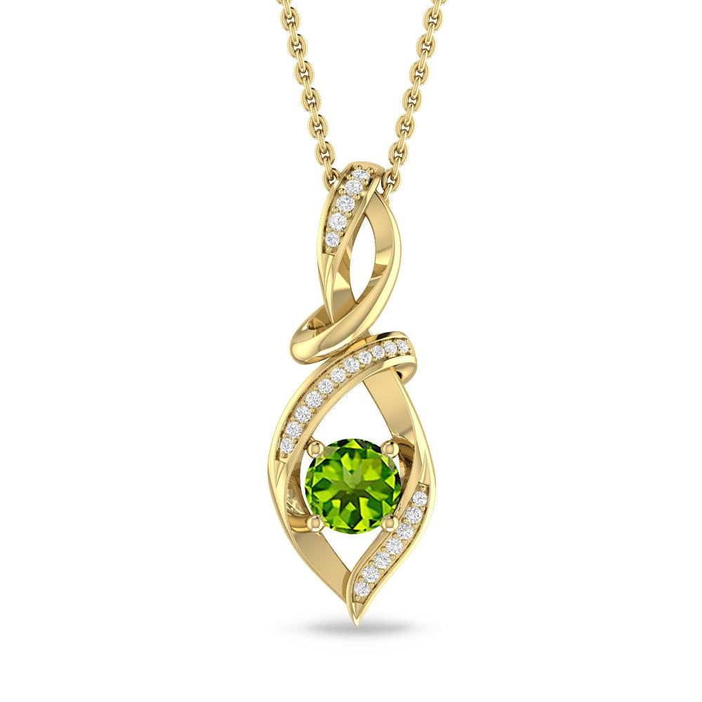 Yellow Gold - Peridot