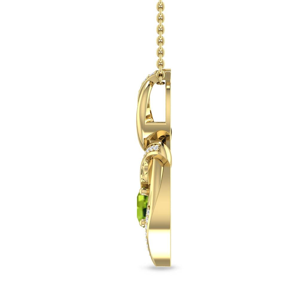 Yellow Gold - Peridot