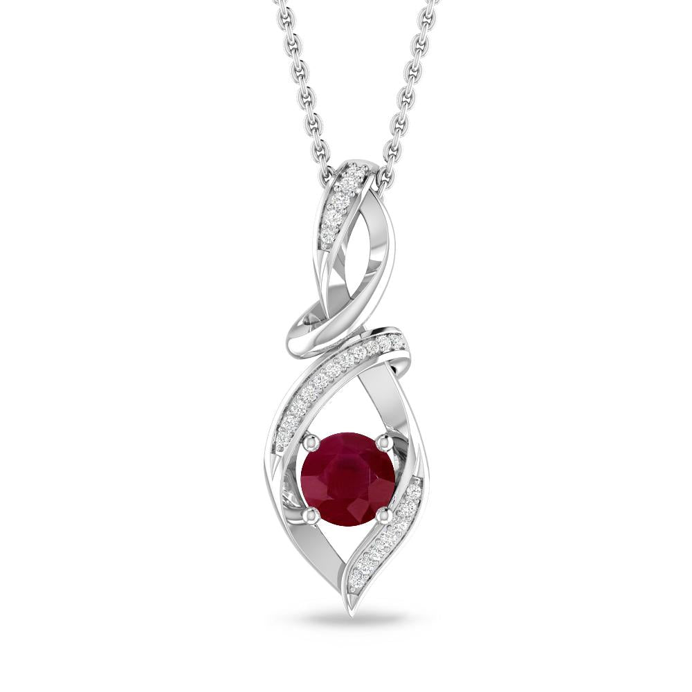 White Gold - Ruby