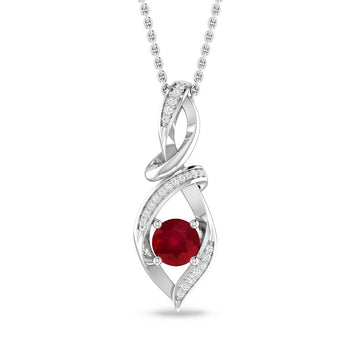 White Gold - Ruby