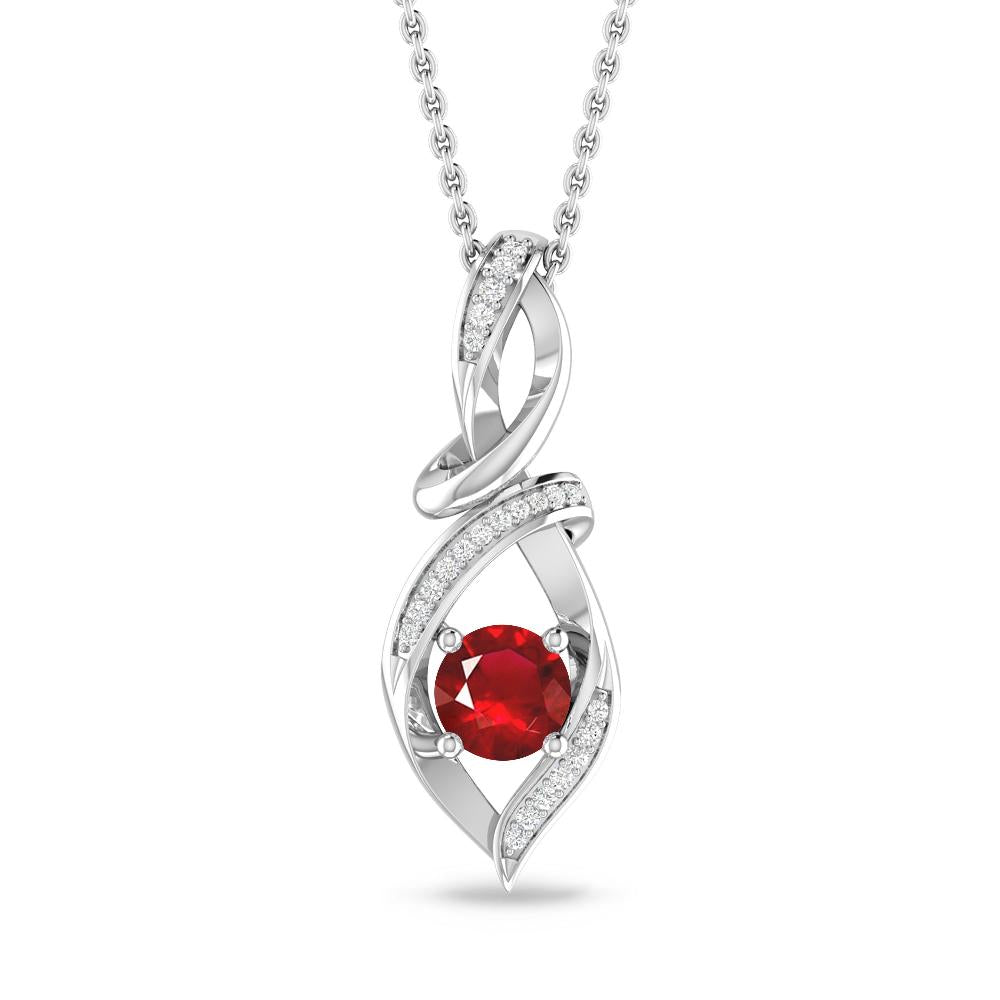 White Gold - Ruby