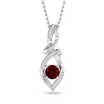 White Gold - Ruby