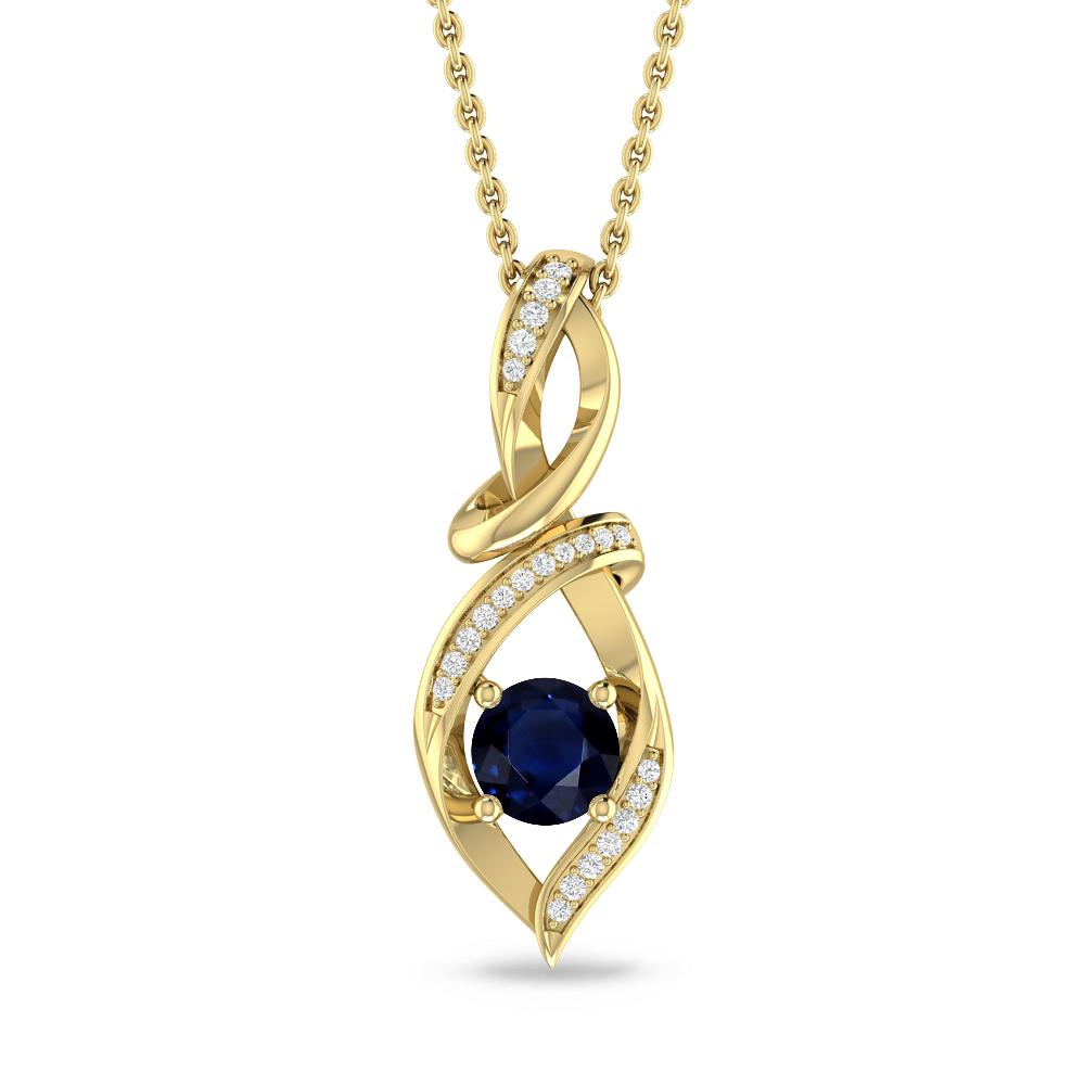 Yellow Gold - Sapphire