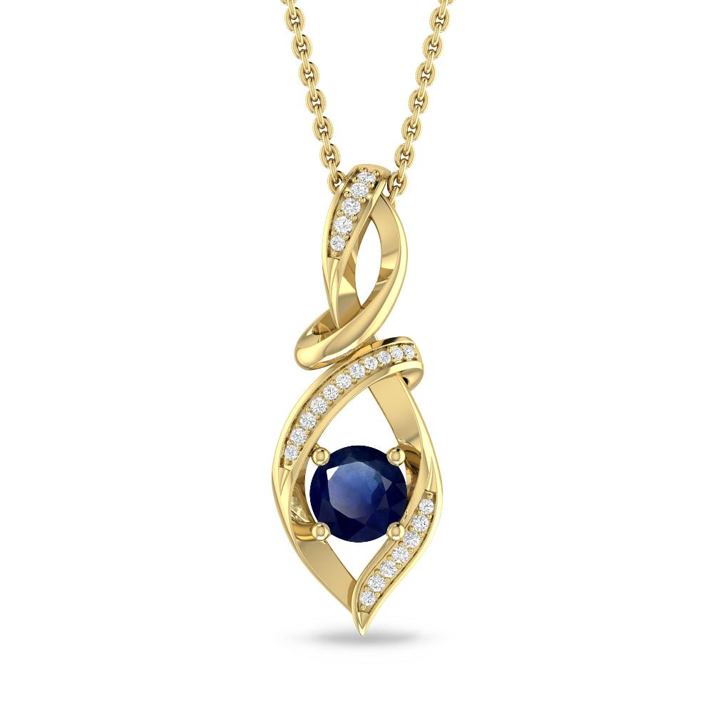 Yellow Gold - Sapphire