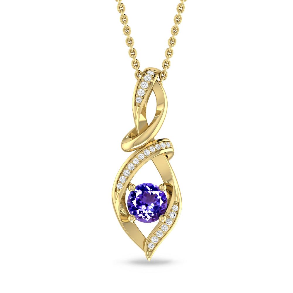 Yellow Gold - Tanzanite