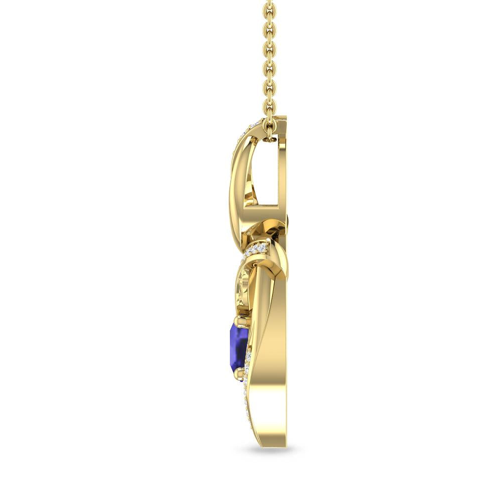 Yellow Gold - Tanzanite