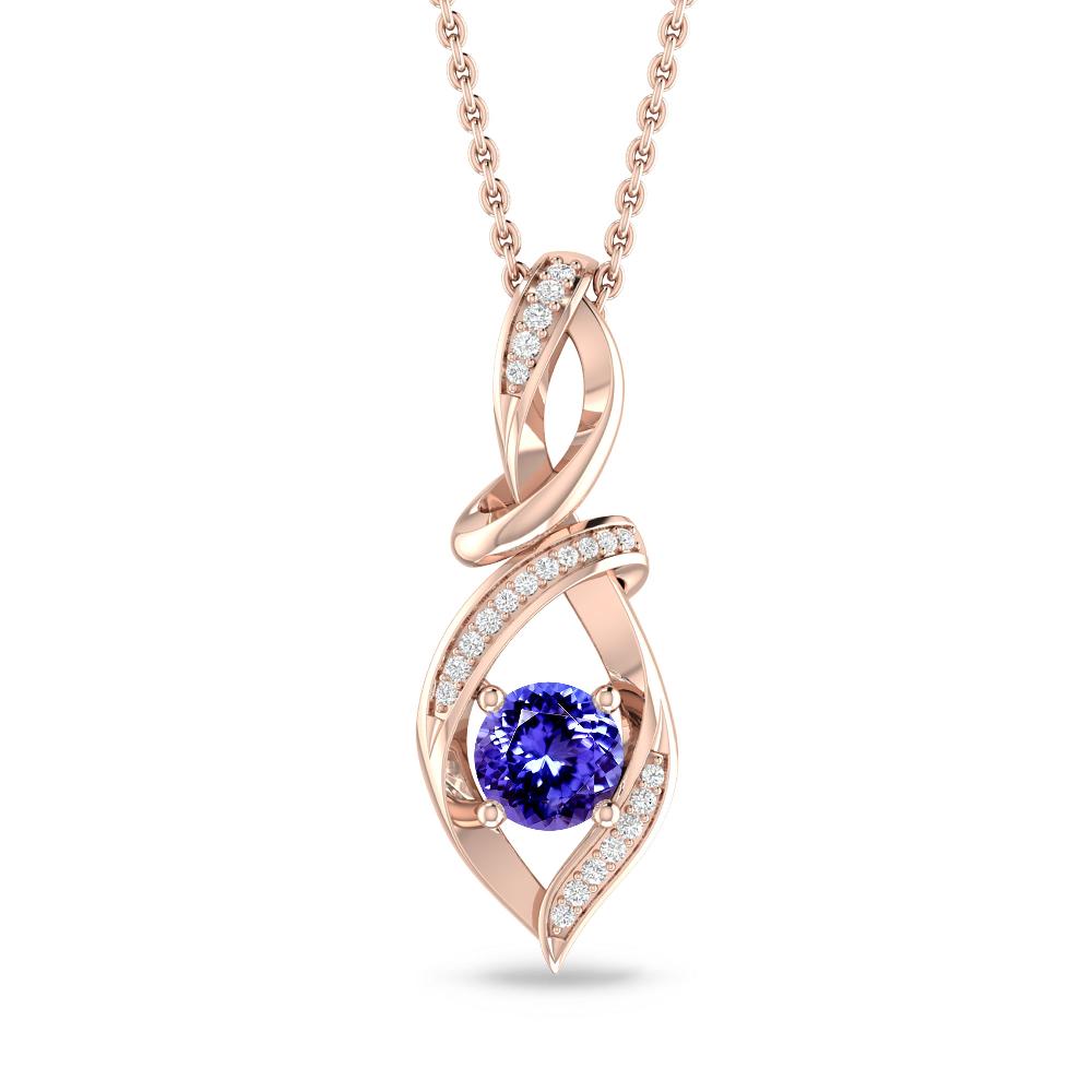 Rose Gold - Tanzanite